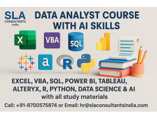 Highly Recommended Data Analyst Certification Course in Delhi Step Into Leadership Roles with Free Alteryx, R & Gen AI Skills